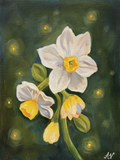"Daffodil Study" 8 x 10 inch Fine art print