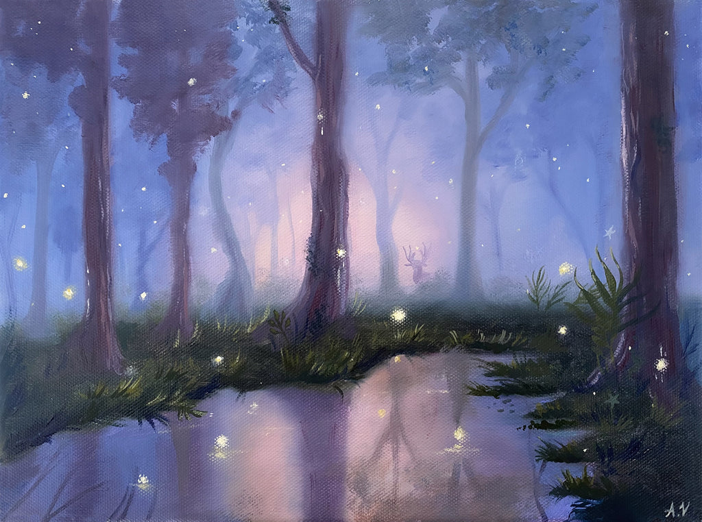 "Glowing Woods" Fine art print