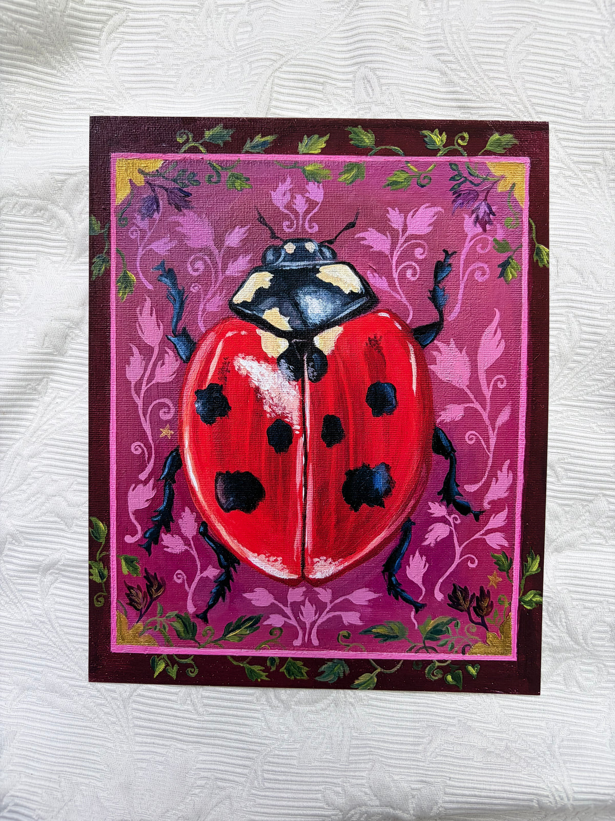 "Lydia Ladybug" Fine art print