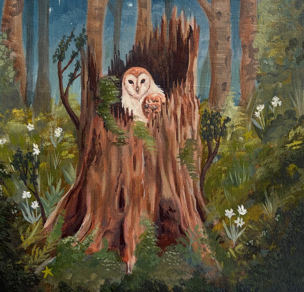 "Between Branches" 10 x 10 inch Fine art print