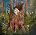 "Between Branches" 10 x 10 inch Fine art print