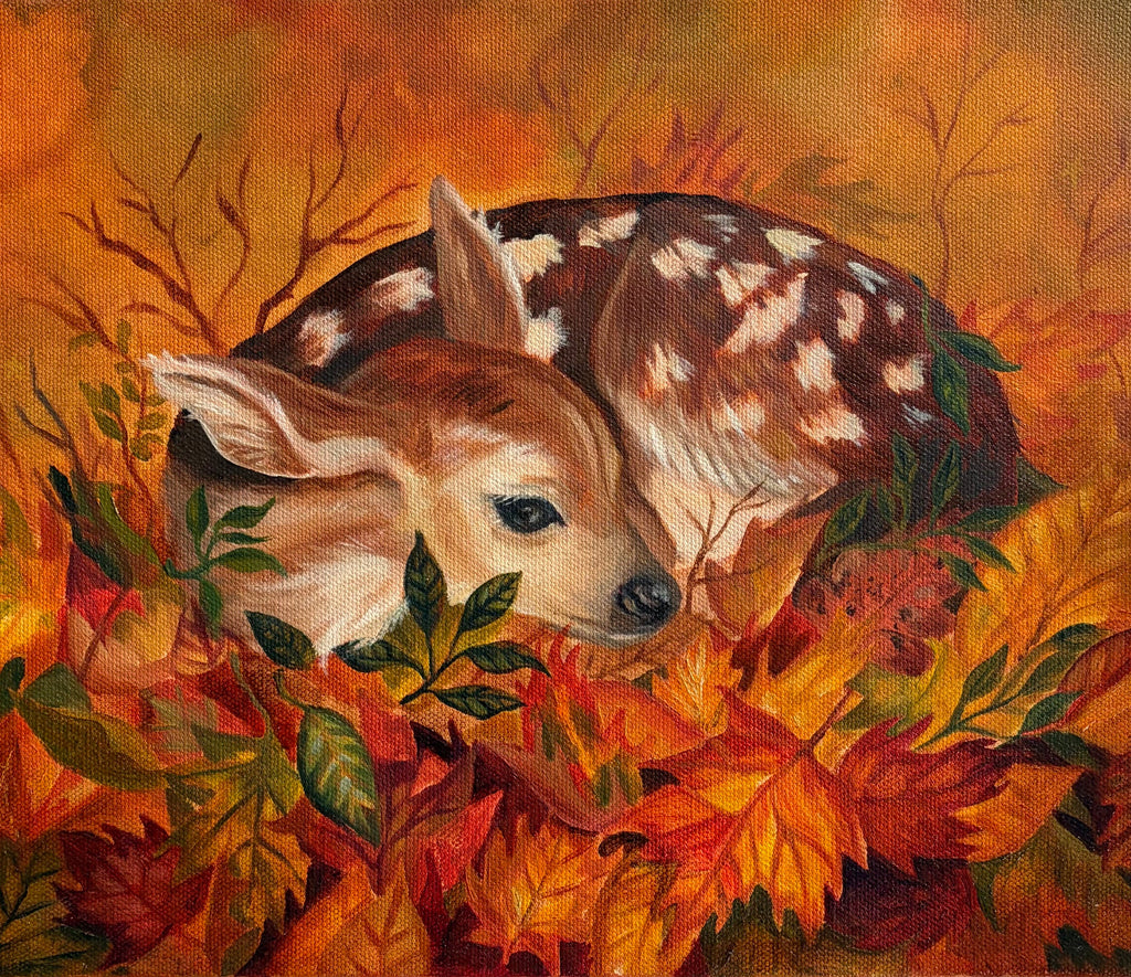 "Beneath the Leaves" 5 x7 mini fine art print