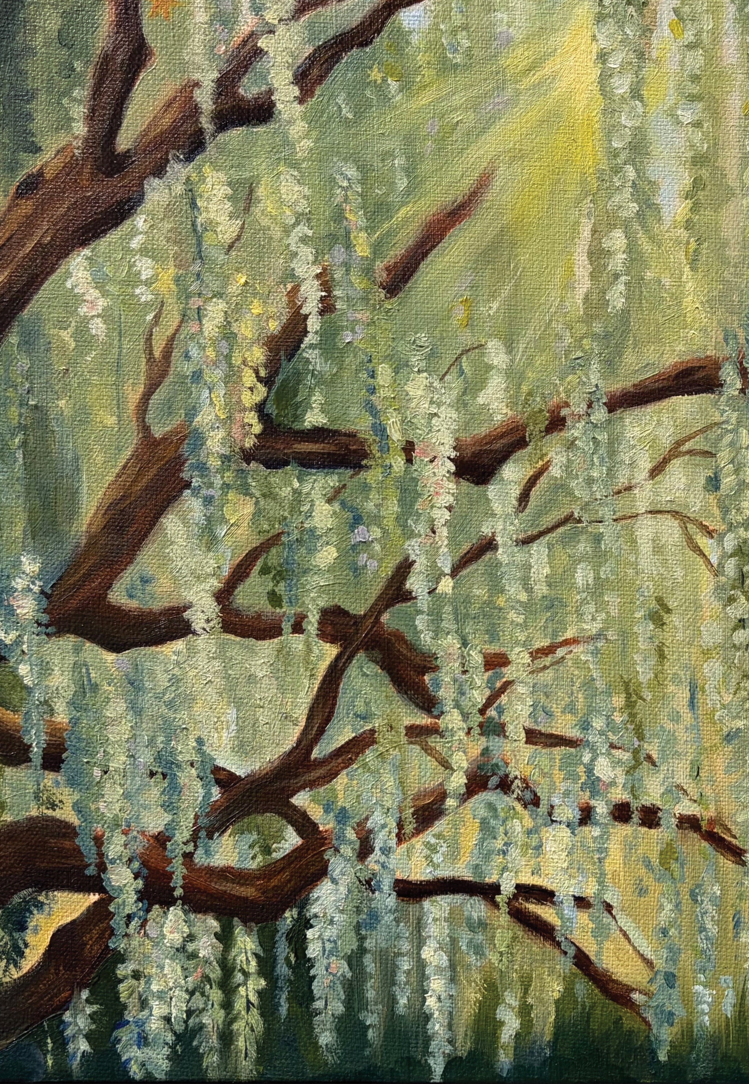 "Wisteria Memories" 6 x 8 inch mini fine art print
