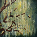 "Wisteria Memories" 12 x 12 inch original oil painting